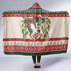 Aussie Sugar Glider Christmas Hooded Blanket Festive Knitted Pattern Inspired