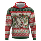 Aussie Sugar Glider Christmas Hoodie Festive Knitted Pattern Inspired