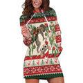 Aussie Sugar Glider Christmas Hoodie Dress Festive Knitted Pattern Inspired