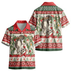 Aussie Sugar Glider Christmas Kid Hawaiian Shirt Festive Knitted Pattern Inspired