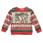 Aussie Sugar Glider Christmas Kid Ugly Christmas Sweater Festive Knitted Pattern Inspired