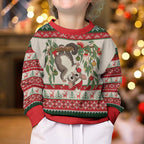 Aussie Sugar Glider Christmas Kid Ugly Christmas Sweater Festive Knitted Pattern Inspired