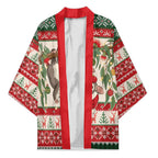 Aussie Sugar Glider Christmas Kimono Festive Knitted Pattern Inspired