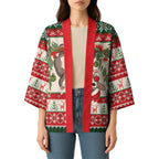 Aussie Sugar Glider Christmas Kimono Festive Knitted Pattern Inspired