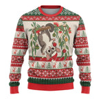 Aussie Sugar Glider Christmas Ugly Christmas Sweater Festive Knitted Pattern Inspired