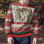 Aussie Sugar Glider Christmas Ugly Christmas Sweater Festive Knitted Pattern Inspired