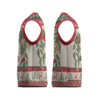 Aussie Sugar Glider Christmas Knitted V-Neck Vest Festive Knitted Pattern Inspired