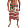 Aussie Sugar Glider Christmas Lavalava Festive Knitted Pattern Inspired