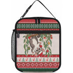 Aussie Sugar Glider Christmas Lunch Bag Festive Knitted Pattern Inspired