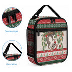Aussie Sugar Glider Christmas Lunch Bag Festive Knitted Pattern Inspired