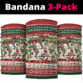 Aussie Sugar Glider Christmas Neck Gaiter Festive Knitted Pattern Inspired