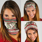 Aussie Sugar Glider Christmas Neck Gaiter Festive Knitted Pattern Inspired