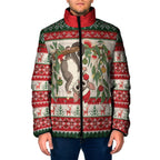 Aussie Sugar Glider Christmas Padded Jacket Festive Knitted Pattern Inspired