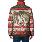 Aussie Sugar Glider Christmas Padded Jacket Festive Knitted Pattern Inspired