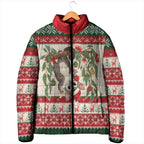 Aussie Sugar Glider Christmas Padded Jacket Festive Knitted Pattern Inspired