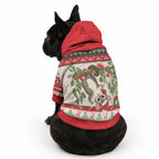 Aussie Sugar Glider Christmas Pet Hoodie Festive Knitted Pattern Inspired