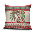 Aussie Sugar Glider Christmas Pillow Cover Festive Knitted Pattern Inspired
