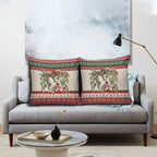 Aussie Sugar Glider Christmas Pillow Cover Festive Knitted Pattern Inspired
