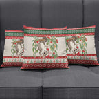 Aussie Sugar Glider Christmas Pillow Cover Festive Knitted Pattern Inspired