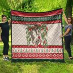 Aussie Sugar Glider Christmas Quilt Festive Knitted Pattern Inspired