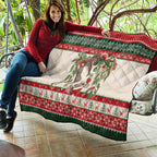 Aussie Sugar Glider Christmas Quilt Festive Knitted Pattern Inspired