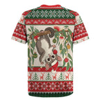 Aussie Sugar Glider Christmas Rugby Jersey Festive Knitted Pattern Inspired