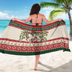 Aussie Sugar Glider Christmas Sarong Festive Knitted Pattern Inspired
