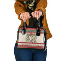 Aussie Sugar Glider Christmas Shoulder Handbag Festive Knitted Pattern Inspired