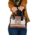 Aussie Sugar Glider Christmas Shoulder Handbag Festive Knitted Pattern Inspired