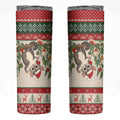 Aussie Sugar Glider Christmas Skinny Tumbler Festive Knitted Pattern Inspired
