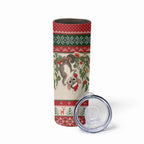 Aussie Sugar Glider Christmas Skinny Tumbler Festive Knitted Pattern Inspired