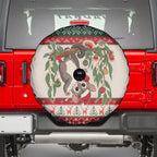Aussie Sugar Glider Christmas Spare Tire Cover Festive Knitted Pattern Inspired