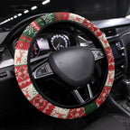 Aussie Sugar Glider Christmas Steering Wheel Cover Festive Knitted Pattern Inspired
