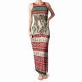 Aussie Sugar Glider Christmas Tank Maxi Dress Festive Knitted Pattern Inspired
