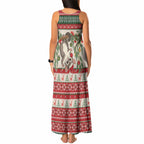 Aussie Sugar Glider Christmas Tank Maxi Dress Festive Knitted Pattern Inspired