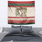 Aussie Sugar Glider Christmas Tapestry Festive Knitted Pattern Inspired