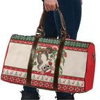 Aussie Sugar Glider Christmas Travel Bag Festive Knitted Pattern Inspired