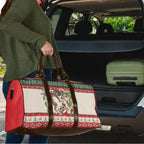 Aussie Sugar Glider Christmas Travel Bag Festive Knitted Pattern Inspired