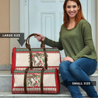 Aussie Sugar Glider Christmas Travel Bag Festive Knitted Pattern Inspired