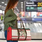 Aussie Sugar Glider Christmas Travel Bag Festive Knitted Pattern Inspired