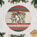 Aussie Sugar Glider Christmas Tree Skirt Festive Knitted Pattern Inspired