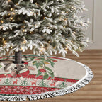 Aussie Sugar Glider Christmas Tree Skirt Festive Knitted Pattern Inspired