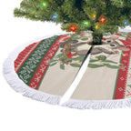 Aussie Sugar Glider Christmas Tree Skirt Festive Knitted Pattern Inspired