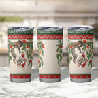 Aussie Sugar Glider Christmas Tumbler Cup Festive Knitted Pattern Inspired