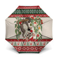 Aussie Sugar Glider Christmas Umbrella Festive Knitted Pattern Inspired