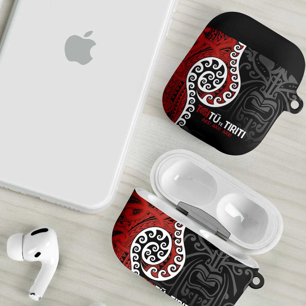 Honour The Treaty New Zealand AirPods Case Toitu Te Tiriti Ake Ake Ake - Aussie Hoodie
