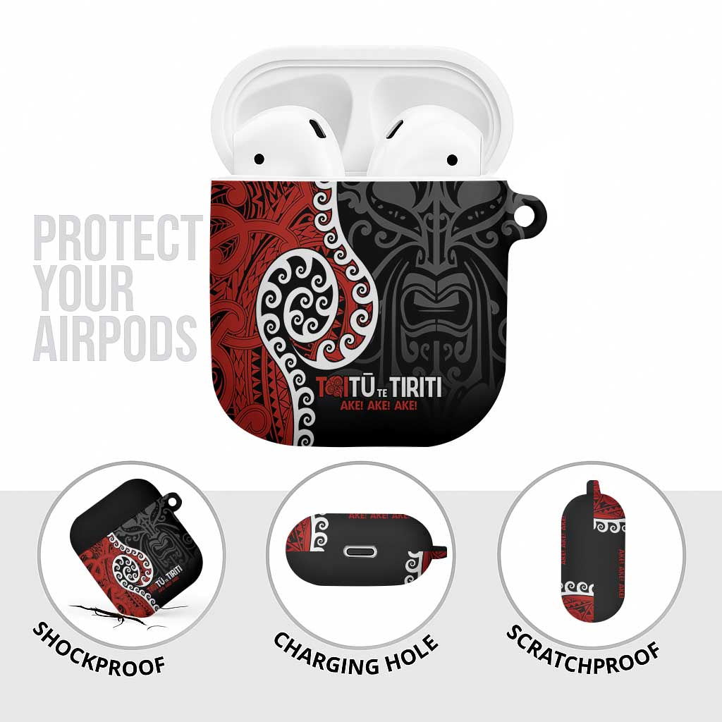 Honour The Treaty New Zealand AirPods Case Toitu Te Tiriti Ake Ake Ake - Aussie Hoodie