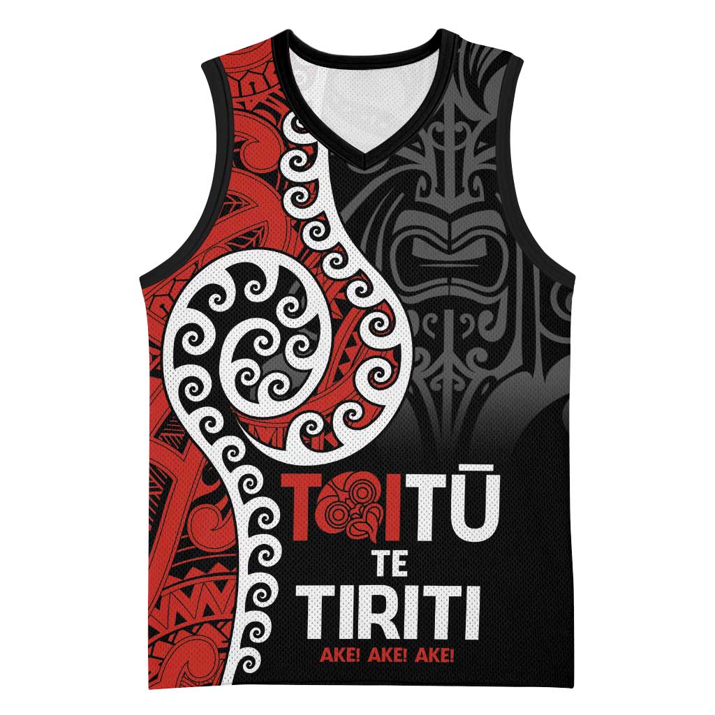 Honour The Treaty New Zealand Basketball Jersey Toitu Te Tiriti Ake Ake Ake - Aussie Hoodie