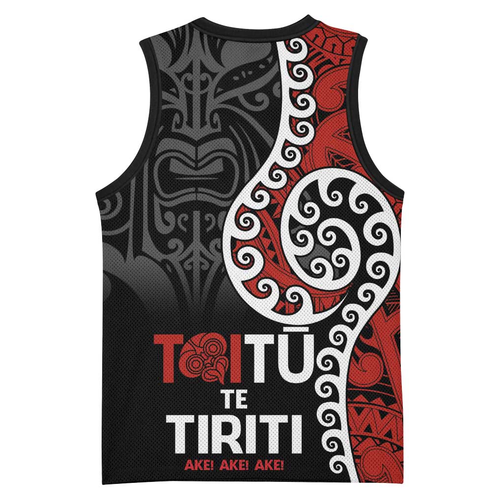 Honour The Treaty New Zealand Basketball Jersey Toitu Te Tiriti Ake Ake Ake - Aussie Hoodie