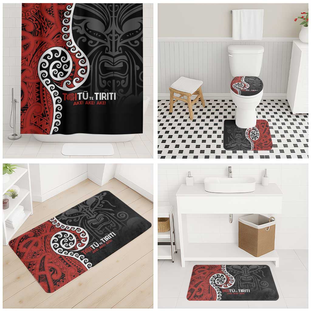 Honour The Treaty New Zealand Bathroom Set Toitu Te Tiriti Ake Ake Ake - Aussie Hoodie